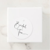 Moderner Brautparty Tee Geschenkanhänger (Beispiel)