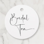 Moderner Brautparty Tee Geschenkanhänger (Vorderseite)