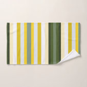 Moderner, breiter Streifen mit Gelb Badhandtuch Set (Handtuch)