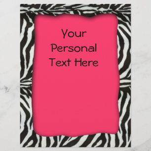 Moderner brennender Zebra-Flyer Flyer