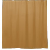 Moderner Bronze-Orange Duschvorhang für die Badezi (Vorderseite)