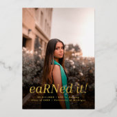 Moderner BSC RN 4 Fotos Krankenpflege Abschluss Folieneinladung (Vorderseite)