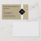 Moderner Buchhalter Businesscards Visitenkarte (Vorne/Hinten)