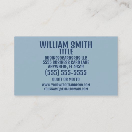 Moderner Buchhalter Visitenkarte (Rückseite)