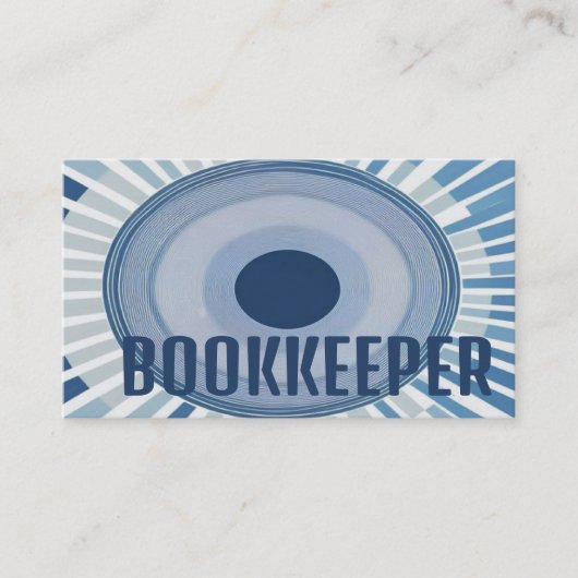 Moderner Buchhalter Visitenkarte (Vorderseite)