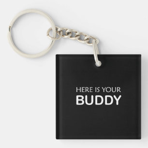 Moderner Buddy Key Ring - Minimalistischer Schlüss Schlüsselanhänger