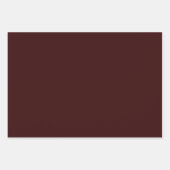 Moderner Burgund Weintraum Minimalistischer Punkt Geschenkpapier Set (Vorderseite 2)