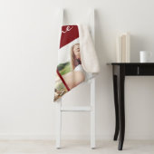 Moderner Burgundy Foto Collage Dog Sherpadecke (Beispiel)