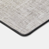 Moderner Burlap Schreibtischunterlage (Ecke)