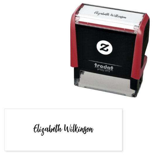 Moderner Büroassistent Permastempel (Beispiel)