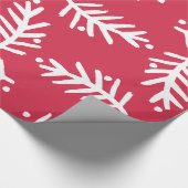 Moderner Bürsten-Skript-Weihnachtsfeiertag Geschenkpapier (Ecke)