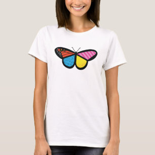 Moderner Butterfly-T - Shirt