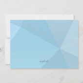 Moderner Caduceus Abschluss Einladung (Rückseite)