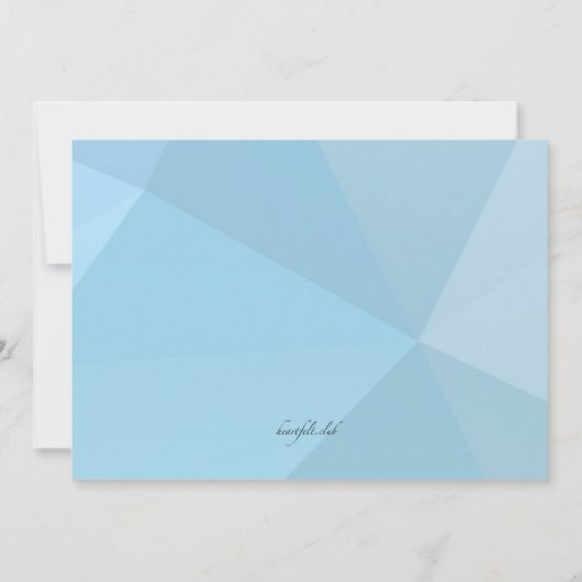 Moderner Caduceus Abschluss Einladung (Rückseite)