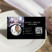 Moderner Calligraphy Event Planer Visitenkarte