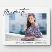 Moderner Calligraphy Ink Foto Abschluss Fotoplatte (Vorderseite)