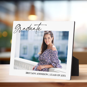 Moderner Calligraphy Ink Foto Abschluss Fotoplatte