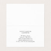 Moderner Carpenter Builder Visitenkarten (Innenseite Aufgefaltet)