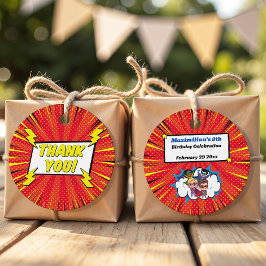 Moderner Cartoon Superhero Comic Buch Cool Vielen  Geschenkanhänger