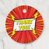 Moderner Cartoon Superhero Comic Buch Cool Vielen  Geschenkanhänger (Vorderseite)