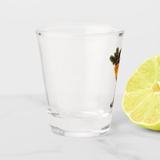 Moderner Champagner-Cocktail aus dem Mittelalter Schnapsglas (Links)