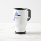 Moderner charmanten Gürtel-Eisvogel Reisebecher (VorderseiteRechts)