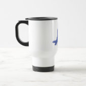 Moderner charmanten Gürtel-Eisvogel Reisebecher (Links)