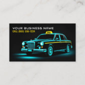 Moderner Chauffeur Visitenkarte (Vorderseite)