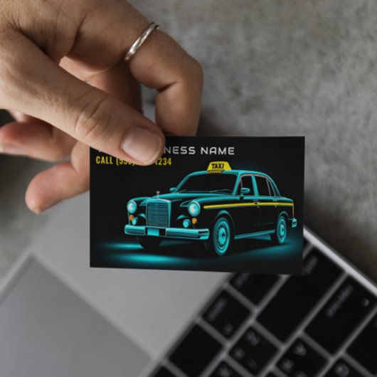 Moderner Chauffeur Visitenkarte