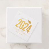 Moderner Chic Abschluss Blush Pink Grad Party Geschenkanhänger (Mit Box)