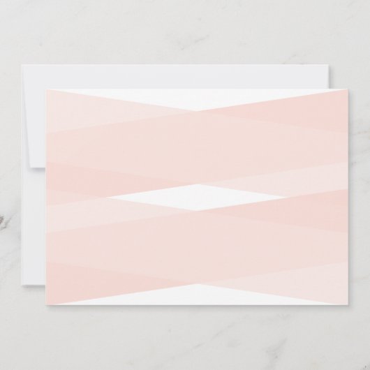 Moderner Chic | Abschluss Einladung (Rückseite)