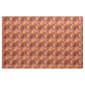 Moderner Chic Abstrakt Terracotta Rost Brown Stoff (Yard (91,4 cm))