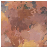 Moderner Chic Abstrakt Terracotta Rost Brown Stoff (Nahaufnahme)