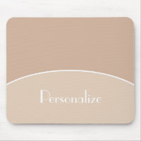 Moderner Chic berufliches beige TAN mit Namen