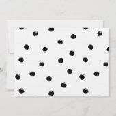 Moderner Chic "Danke, dass du mein Blumenmädchen b Dankeskarte (Rückseite)