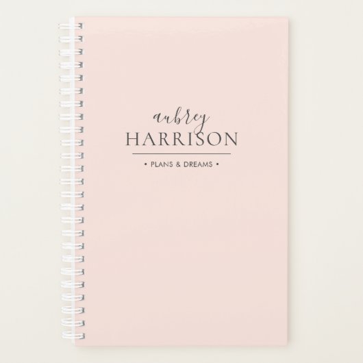 Moderner Chic einfach Planer (Vorderseite)