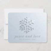 Moderner Chic Elegante Feiertagskarte (Vorderseite)