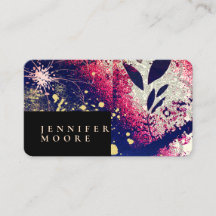 Moderner Chic Elegante Rose Gold Burgund Abstrakt