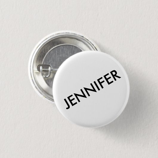 Moderner Chic Extravaganz Sie nennen es Personalis Button (Vorne & Hinten)