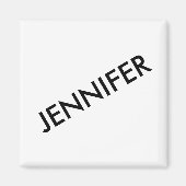 Moderner Chic Extravaganz Sie nennen es Personalis Magnet (Vorne)