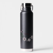 Moderner Chic floral Trinkflasche (Vorne)