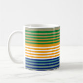 Moderner Chic gestreift Kaffeetasse (Links)