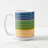 Moderner Chic gestreift Kaffeetasse (Links)