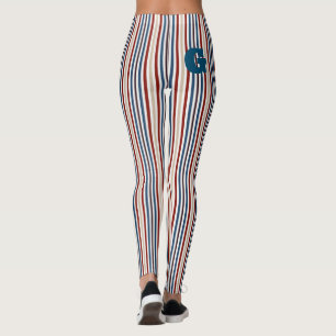 Moderner Chic gestreift Leggings