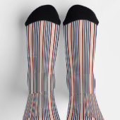 Moderner Chic gestreift Socken (Oben)
