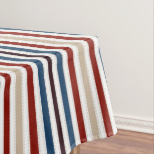 Moderner Chic gestreift Tischdecke