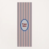 Moderner Chic gestreift Yogamatte (Vorderseite)