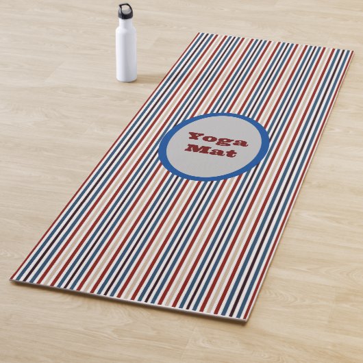 Moderner Chic gestreift Yogamatte (Beispiel)