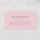 Moderner Chic Gold Leaf Foil Luxus Visitenkarte (Rückseite)