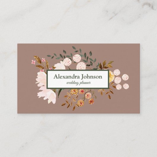 Moderner Chic Gold Leaf Foil Luxus Visitenkarte (Vorderseite)